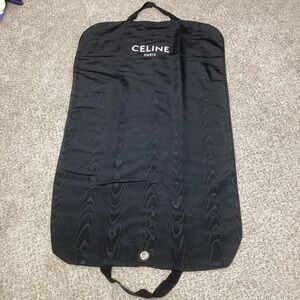 Celine Paris Black Garment Bag Full Zip 26”x45”
